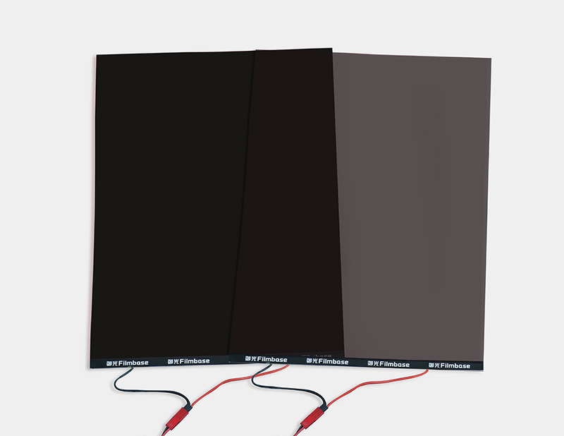 Black self-adhesive dimming film