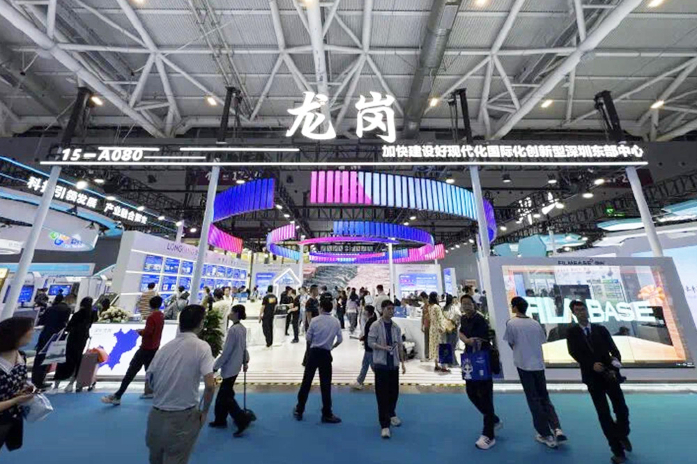 Exhibition Review | Filmbase Media Glass Lights Up Longgang Pavilion at Hi-Tech Fair